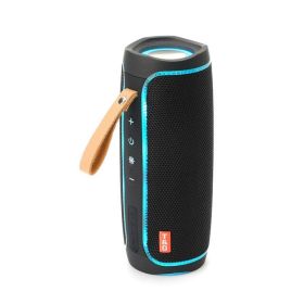 Bluetooth Speaker Wireless Waterproof Outdoor Stereo Bass USB TF FM Radio LOUD (Option: Black)