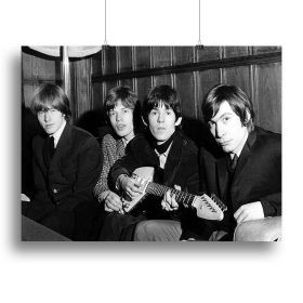 Rolling Stones donate guitar Canvas Print or Poster (Type: Poster Print, size: 24" x 16" / 60cm x 40cm (approx))