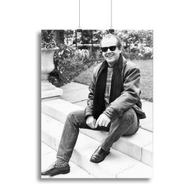 Jack Nicholson in 1984 Canvas Print or Poster (Type: Poster Print, size: 40" x 26" / 100cm x 65cm approx)